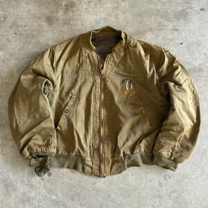 Vintage 50s Military B-15 Jacket Size Large